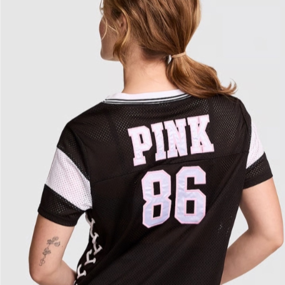 PINK VS Lace Up Jersey